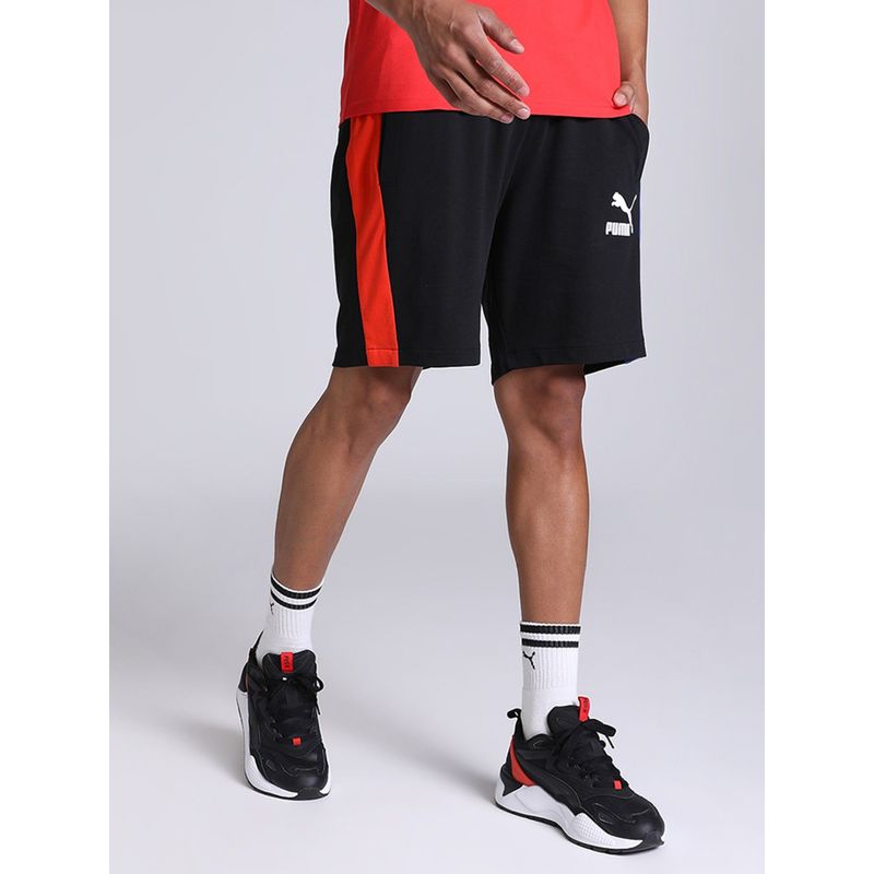 Puma T7 Iconic 8" Mens Black Shorts (S)