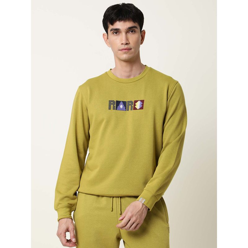 Rare Rabbit Martis Olive Sweatshirt (S)