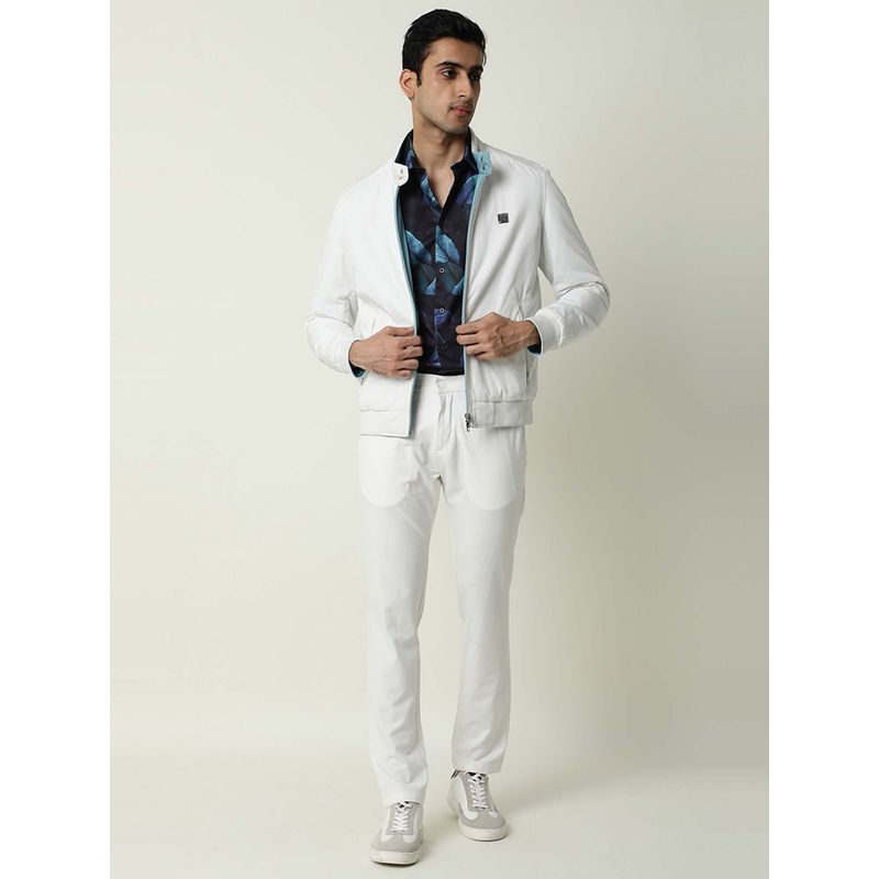 Rare Rabbit Royban White Reversible Jacket (2XL)