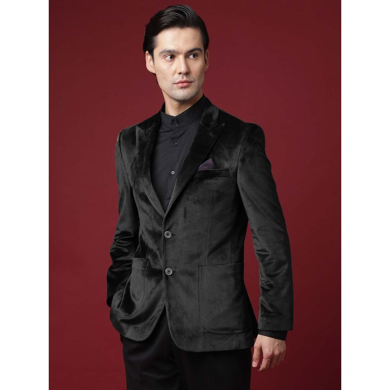 RARE RABBIT Mazey Black Blazer (M)