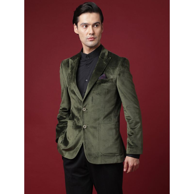 RARE RABBIT Mazey Green Blazer (S)