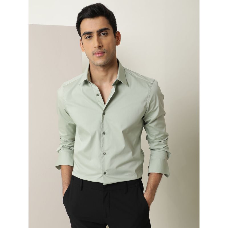 RARE RABBIT Benedict Green Shirt (L)