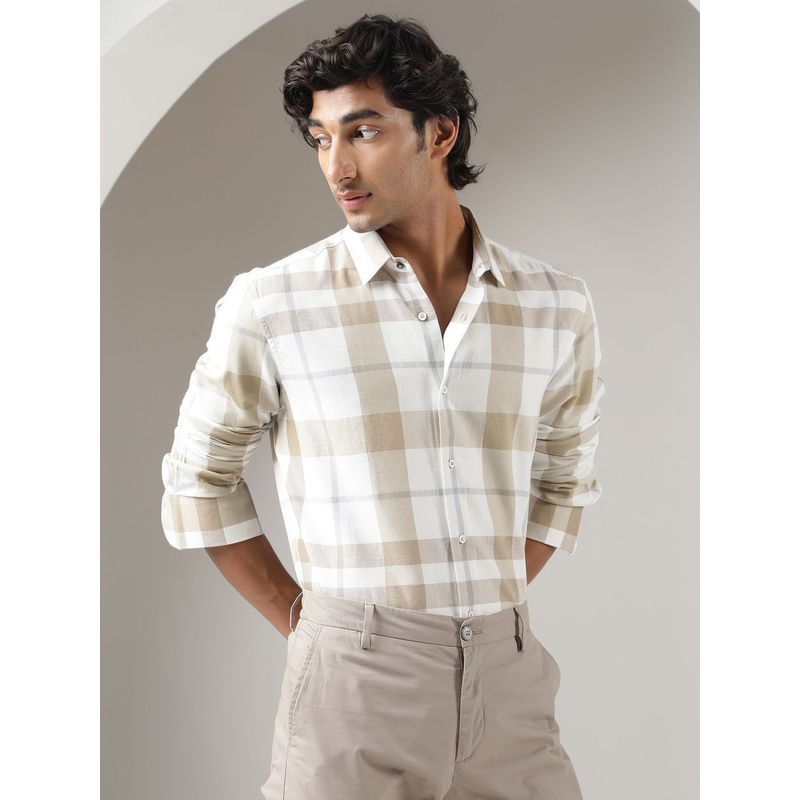 RARE RABBIT Cavours Beige Shirt (XL)