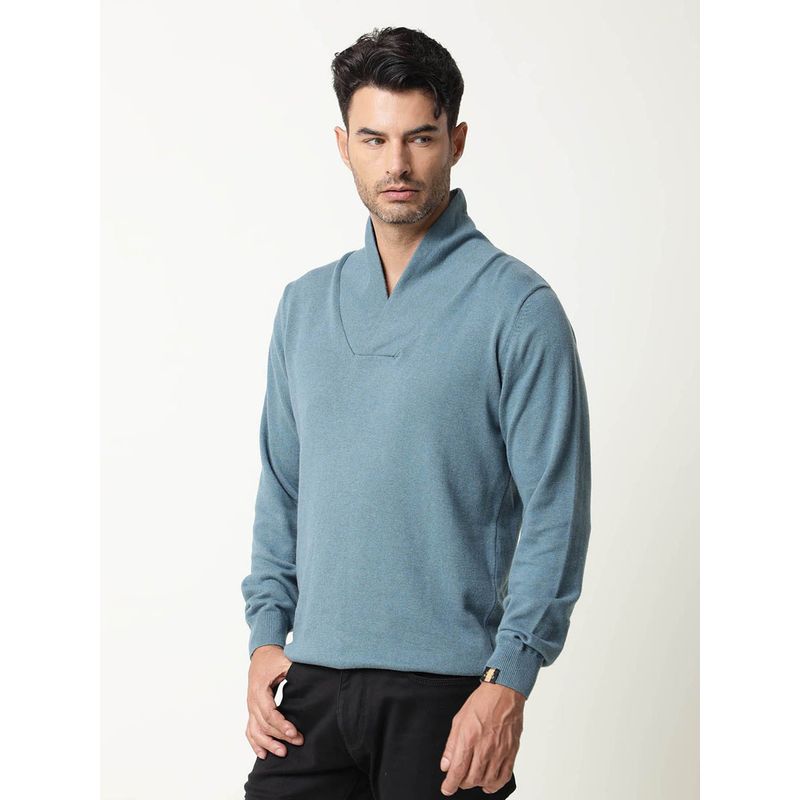 RARE RABBIT Denvy Blue Sweatshirt (S)