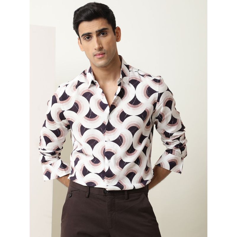 RARE RABBIT Febug Off White Shirt (XL)