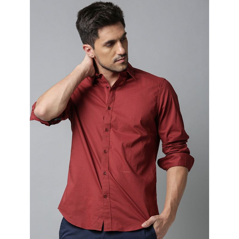 RARE RABBIT Fullslee Maroon Shirt (2XL)