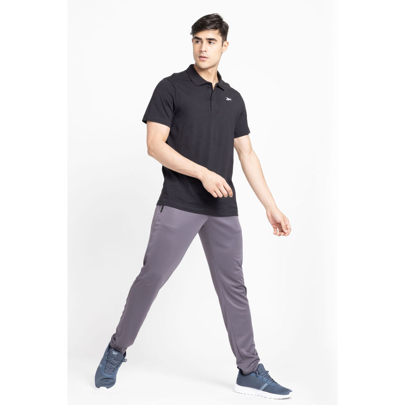 Reebok Vector Polo Black Training Polo Shirts (S)