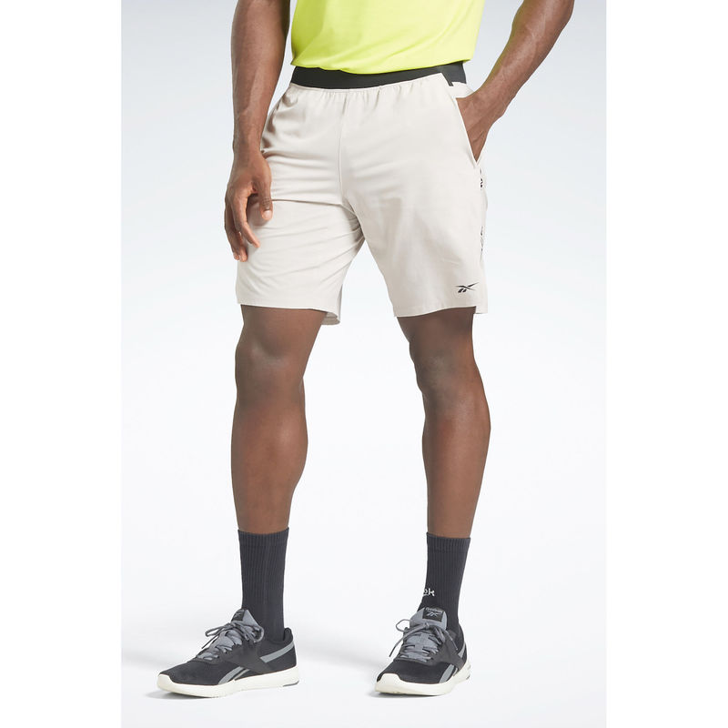 Reebok Men Training Workout Ready Strength Graphic Shorts (XL)