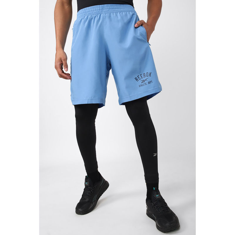 Reebok Mens Rbk Essentials WOR Woven Graphic Shorts (XS)
