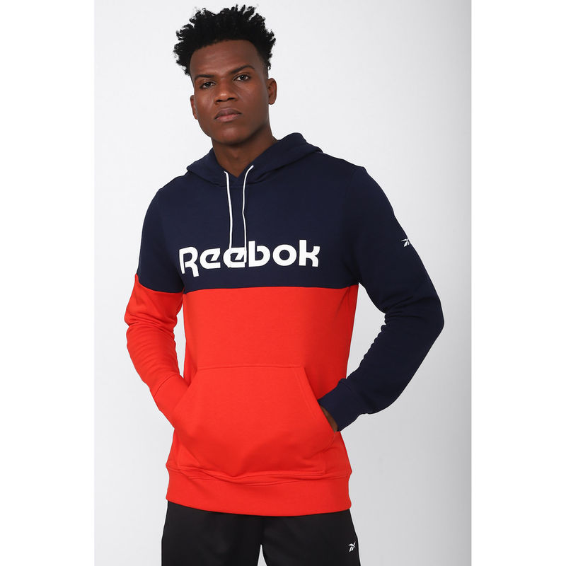 Reebok Mens Training Essentials Linear Logo Full Zip Hoodie (XS)