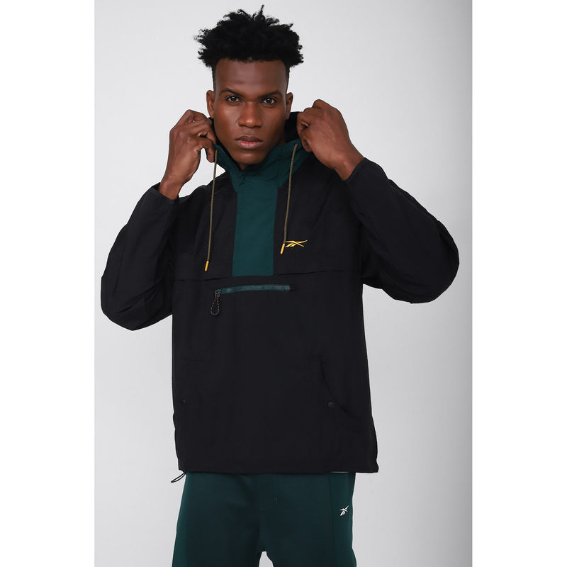 Reebok Mens Fitness Ts Ltwt Woven Anorak Hoodie (M)