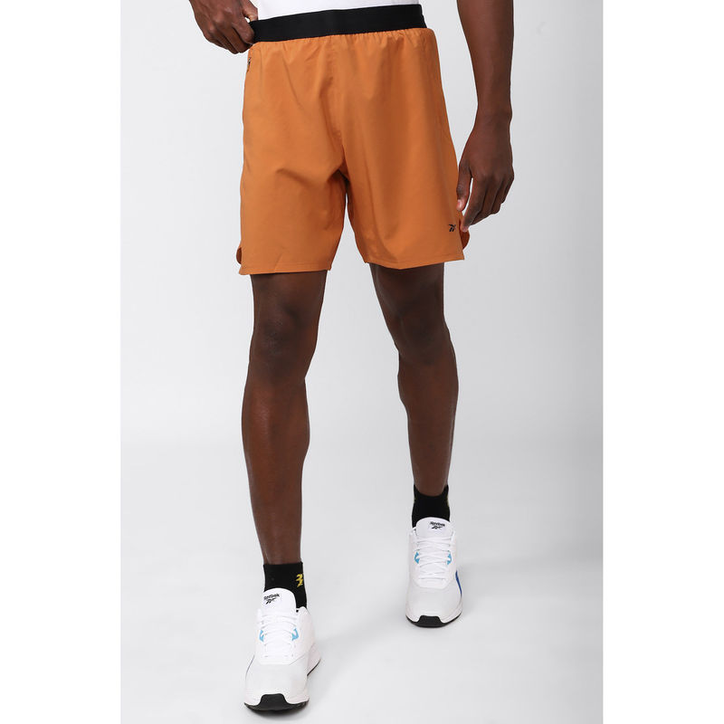 Reebok Mens Orange TS Speed 3 0 Shorts (L)