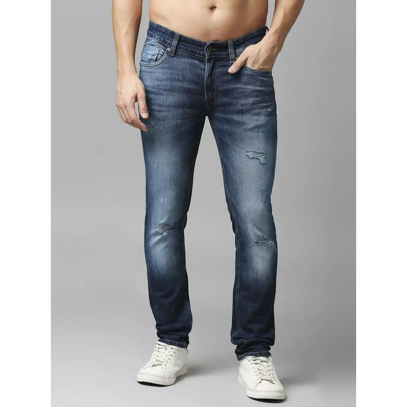 Spykar Limited Edition Mid Blue Premium Stretchable Rover Denim For Men (34)