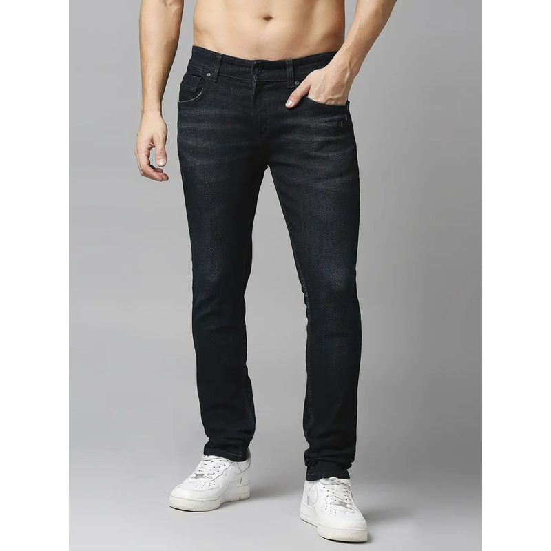 Spykar Limited Edition Dark Blue Slim Fit Premium Stretchable Denim For Men (38)