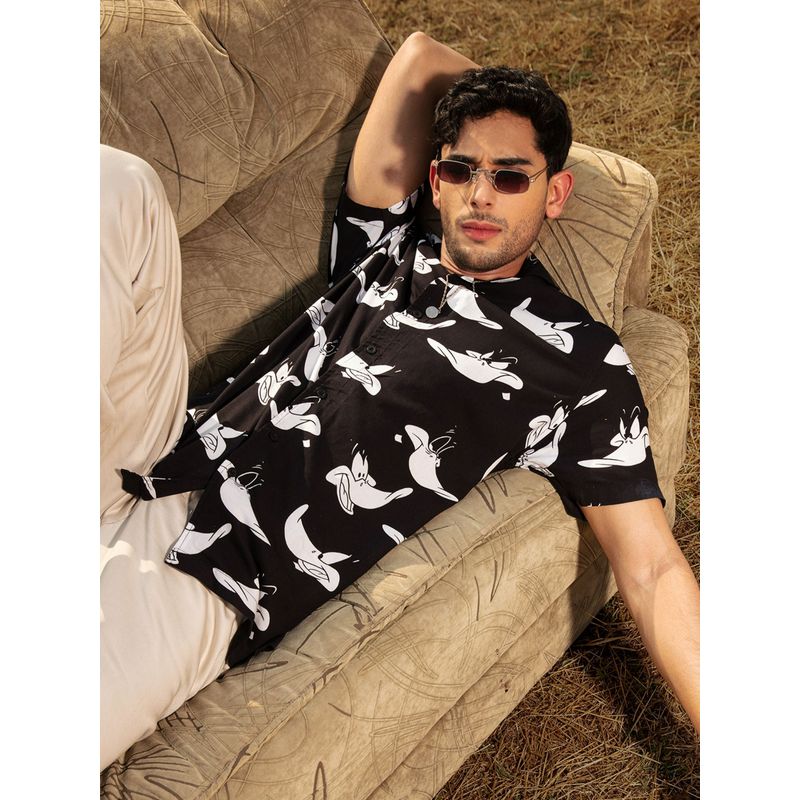 The Souled Store Official Daffy Duck: Go Hawaii Men Holiday Shirts (S)