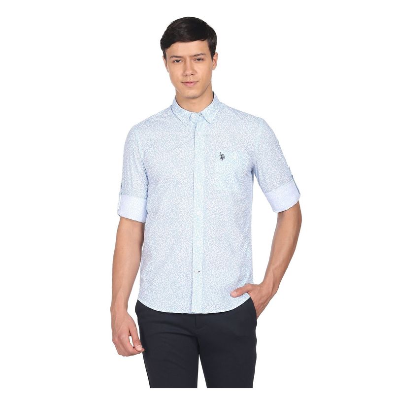 U.S. Polo Assn. Denim Co. Floral Summer Shirt (XL)