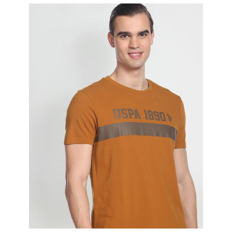 U.S. Polo Assn. Denim Co. Brand Print Crew Neck T-Shirt (S)