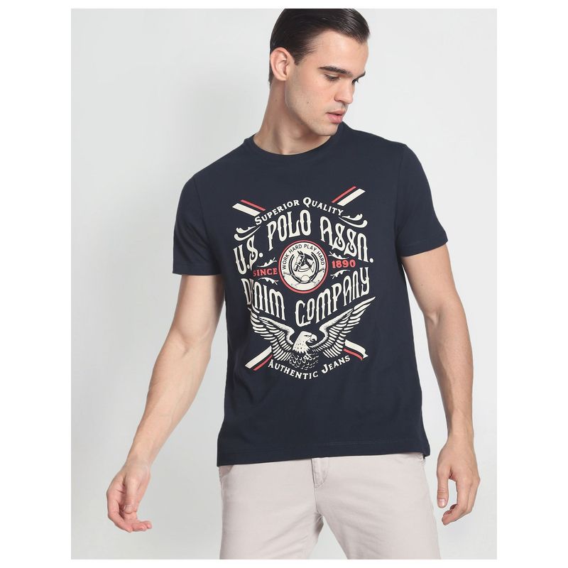 U.S. Polo Assn. Denim Co. Brand Print Slim Fit T-Shirt (XL)