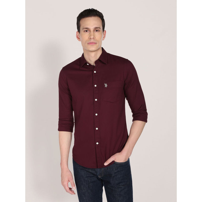 U.S. POLO ASSN. Cotton Dobby Shirt (M)