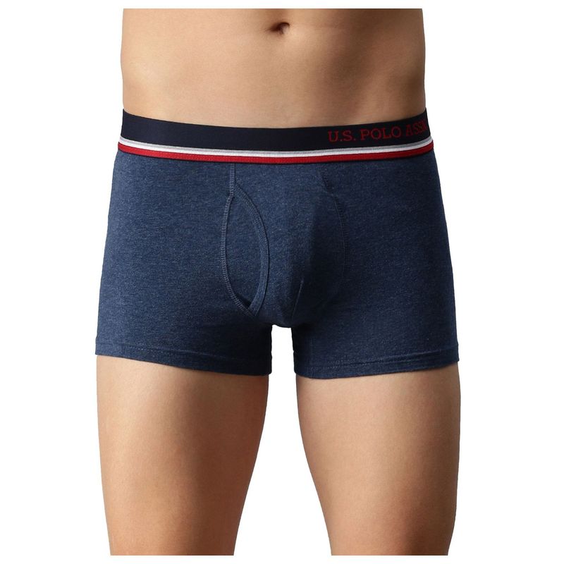 U.S. POLO ASSN. Men Assorted I014 Solid Cotton Spandex Trunks (XL)