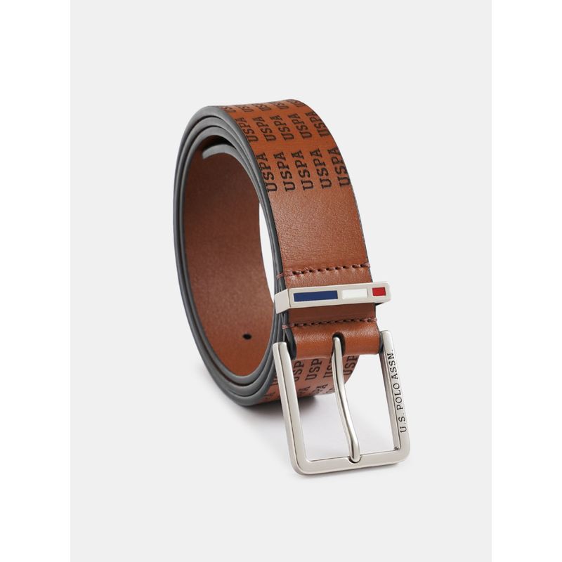 U.S. POLO ASSN. Turin Men Tan Belt (36)