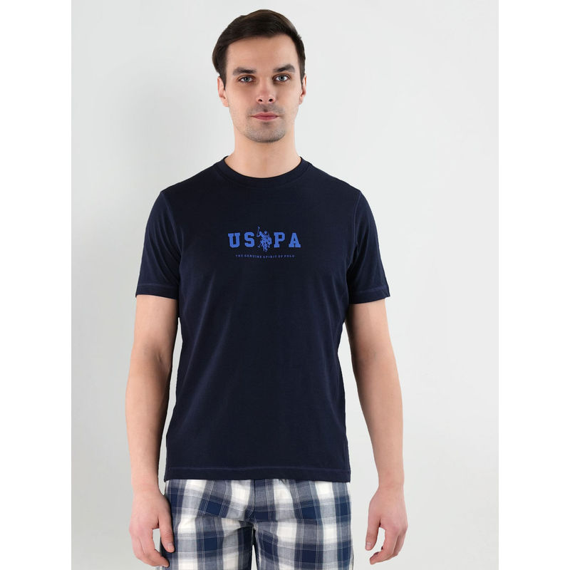 U.S. POLO ASSN. Tri Blend Brand Print LE004 Lounge T-Shirt (L)