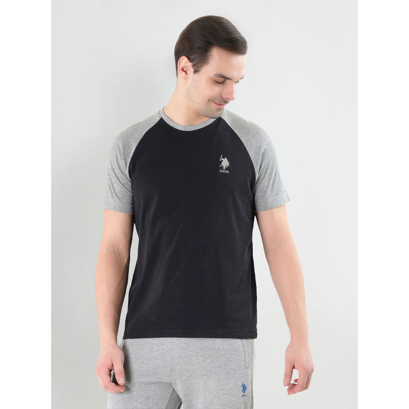 U.S. POLO ASSN. Raglan Sleeve Colour Block LE003 Lounge T-Shirt (S)