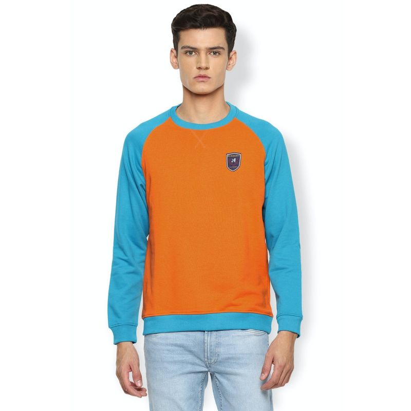 Van Heusen Orange Sweatshirt (M)