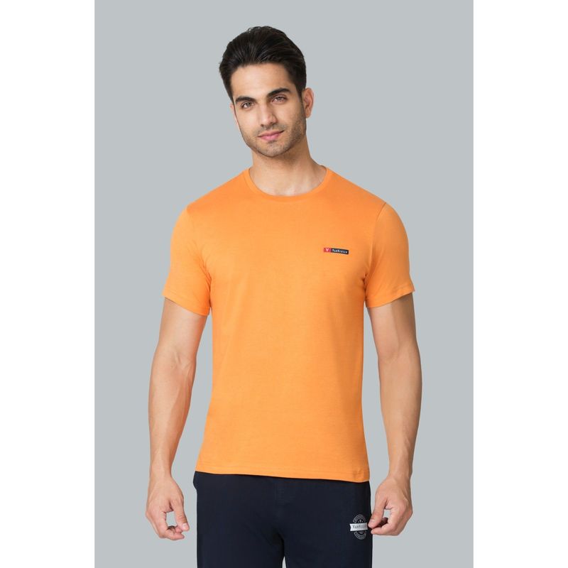 Van Heusen Men Crew Neck & Short Sleeve T-Shirt - Mustard (S)