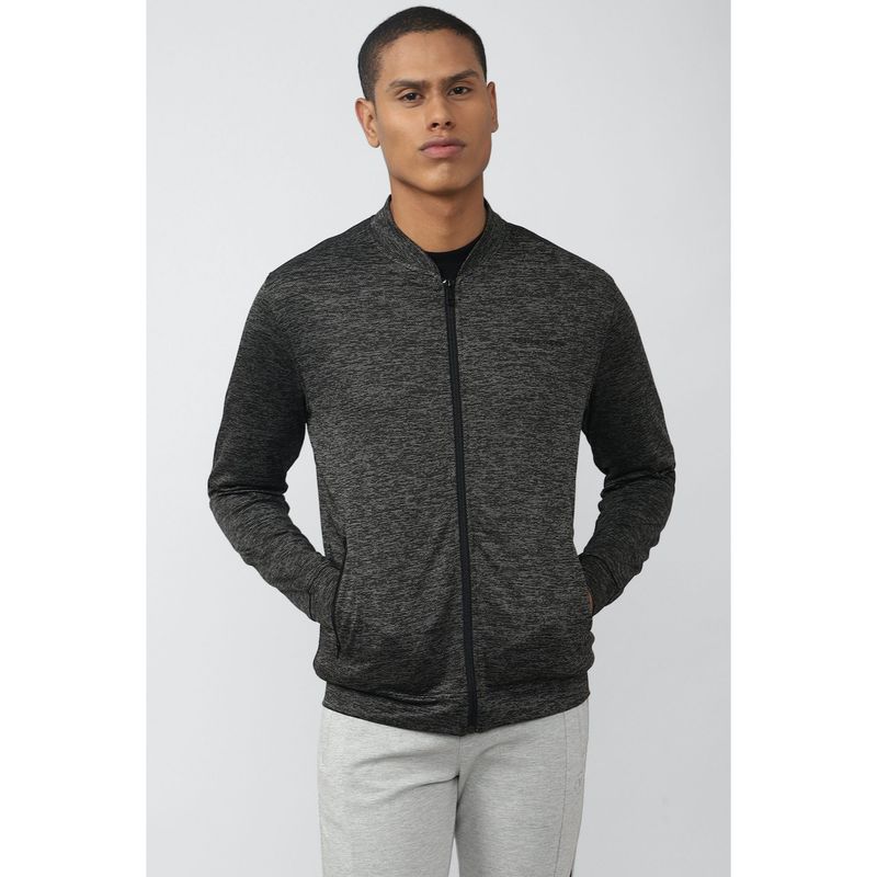 Van Heusen Grey Textured Jacket (S)