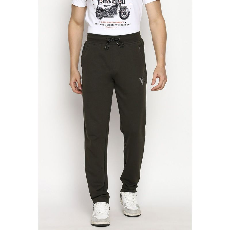 Van Heusen Athleisure Men Smart Tech & Easy Stain Release Trackpants - Moss Green (S)