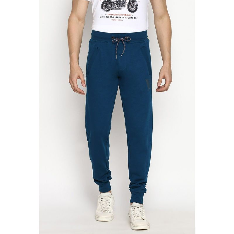 Van Heusen Athleisure Men Smart Tech & Easy Stain Release Joggers - Deep Ocean (XL)