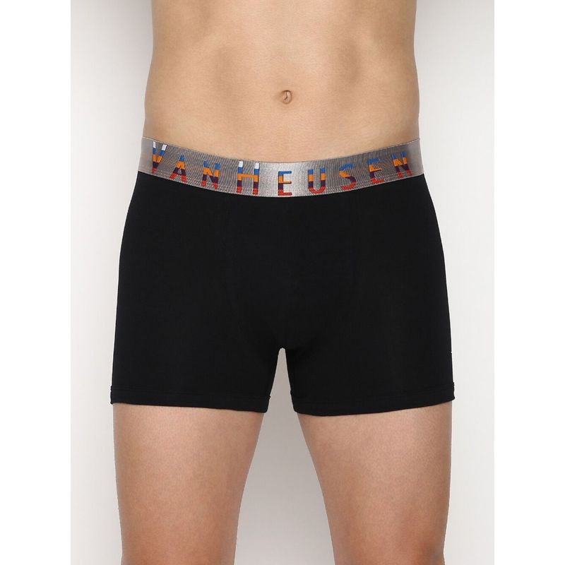 Van Heusen Men Colour Fresh & Solid Trunks - Black (S)