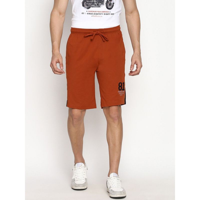 Van Heusen Athleisure Men Smart Tech & Easy Stain Release Knit Shorts - Sunset (S)