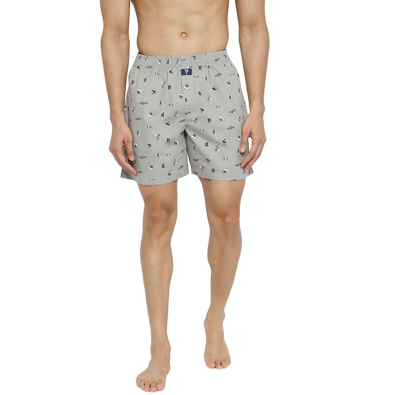 Van Heusen Men Allover Print & Side Pocket Boxer Shorts - CPB-53 (2XL)