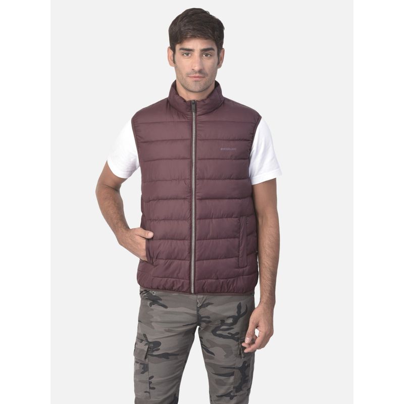 WOODLAND Solid Jacket Burgundy (S)