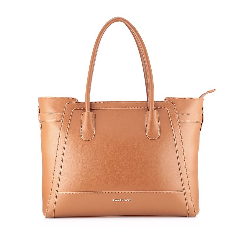 Buy Fastrack Tan Laptop Tote Bag Online