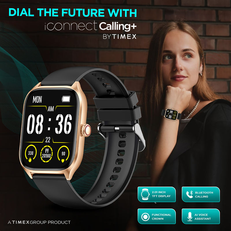 Buy Timex iConnect Calling+ 2.01” TFT Display Unisex Smartwatch ...