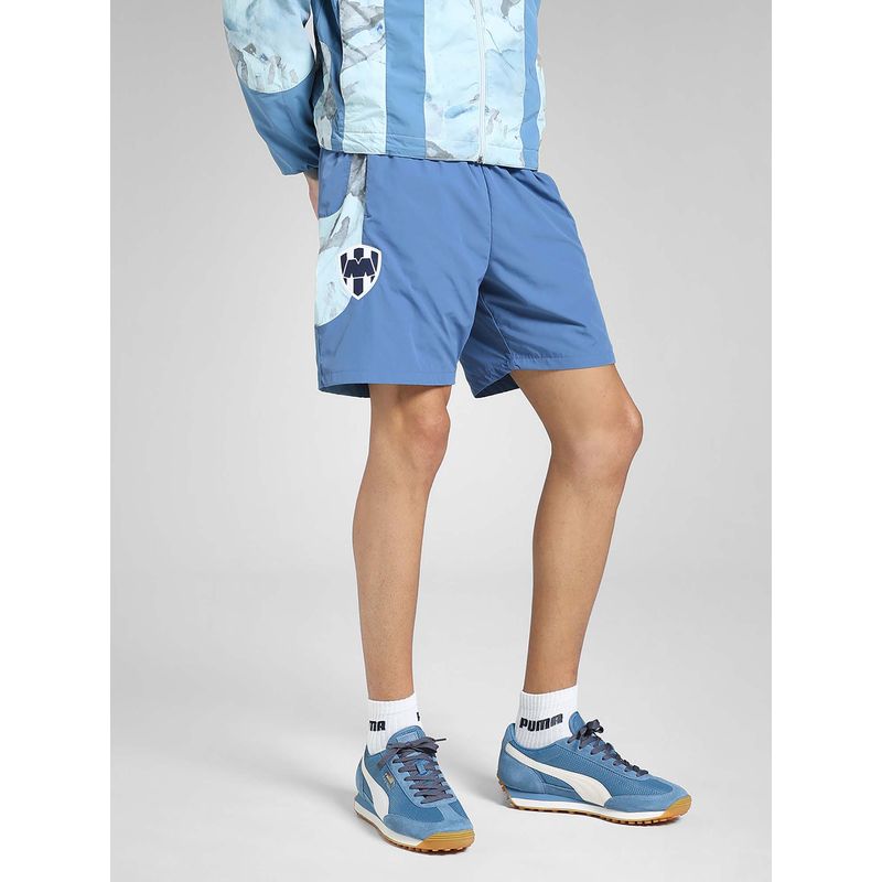 Puma KIDSUPER MTY Men Blue Travel Shorts (XS)
