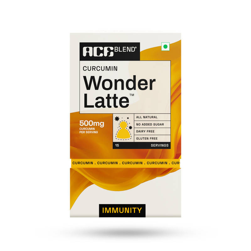 Ace Blend Curcumin Wonder Latte For High Immunity & Anti-Inflammation - Cinnamon