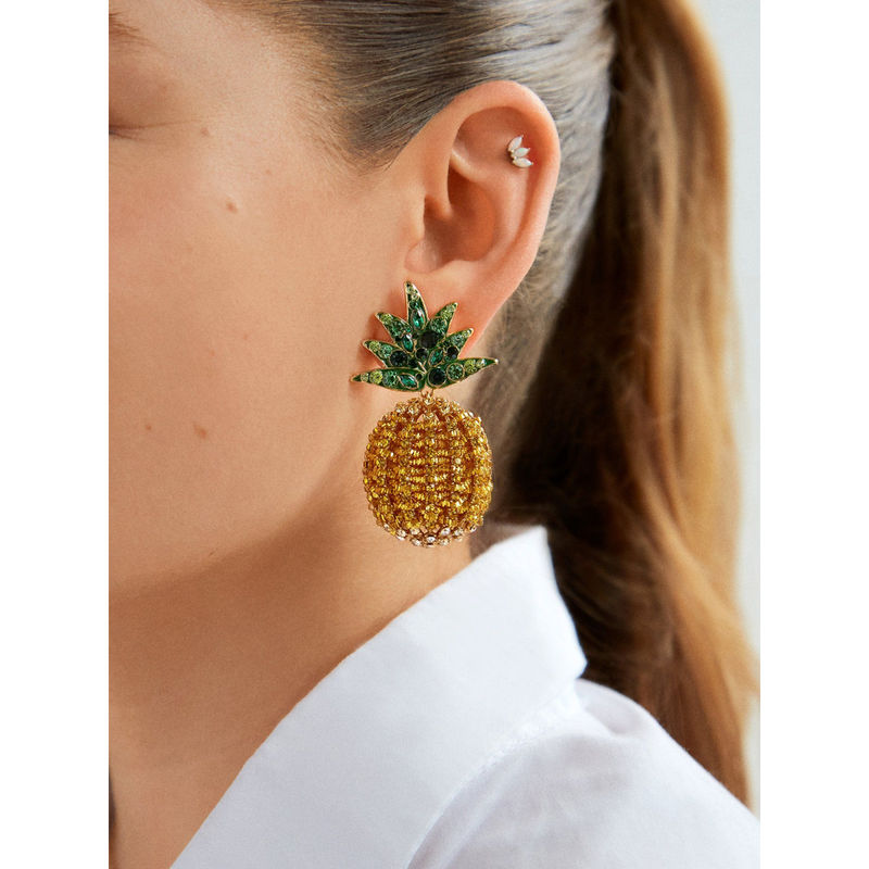 Kate spade by the pool pineapple earrings hot sale