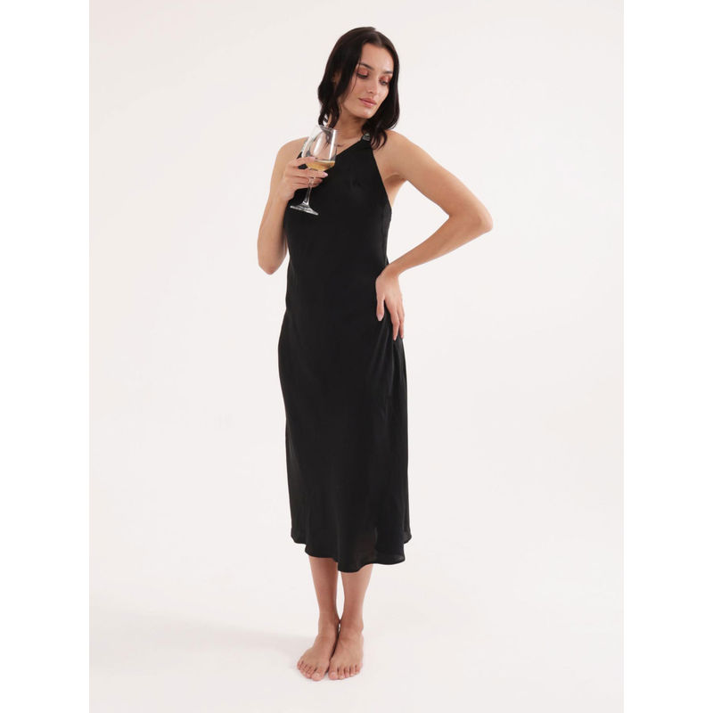 Slumber Jill Black Midnight Radiance Night Dress (S)