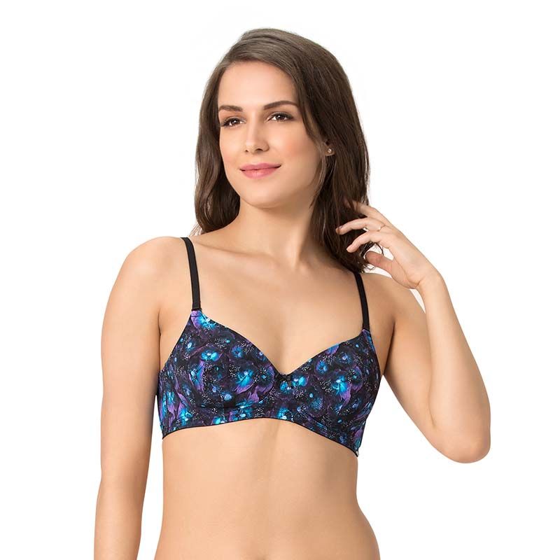 Amante Nocturne Padded Non-Wired T-Shirt Bra - Multi-Color (32D)