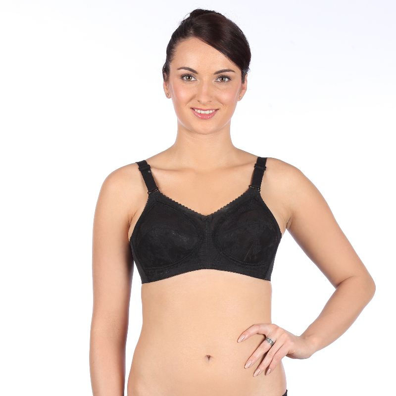 Triumph Doreen Wireless Non Padded Full Coverage Support Big-Cup Classics Bra - Black (44E)