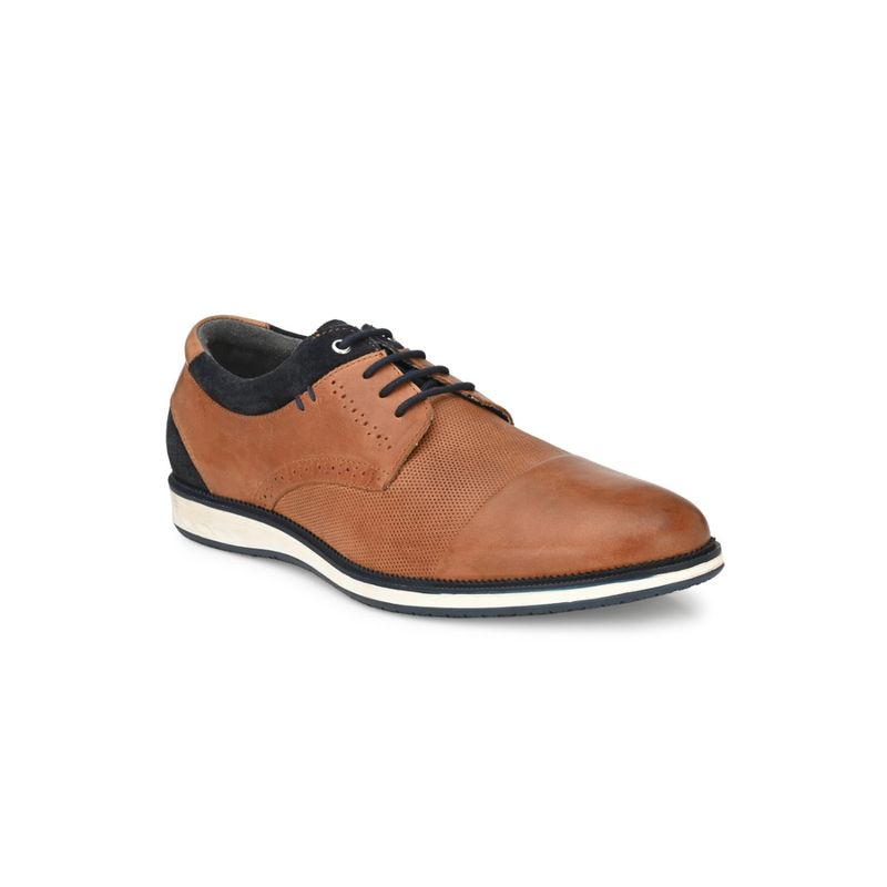 Delize Mens Tan Solid Casual Shoes (UK 10)