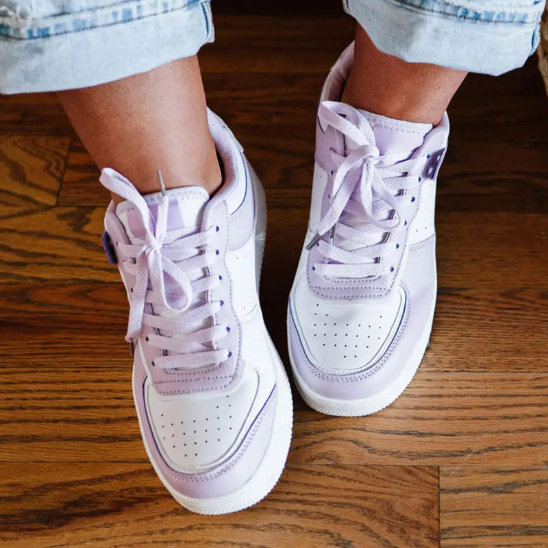 Shoetopia Women Purple Sneakers (EURO 41)