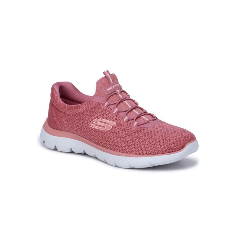 SKECHERS SUMMITS Pink Running Shoes (UK 3)
