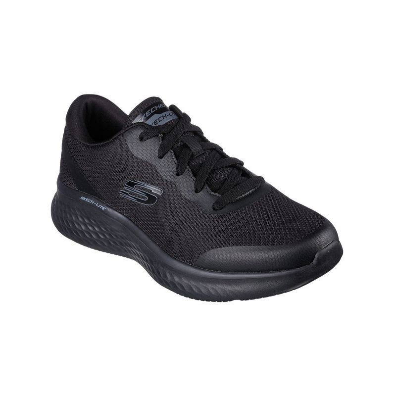 SKECHERS SKECH-LITE PRO - CLEAR RUSH Black Running Shoes (UK 9)