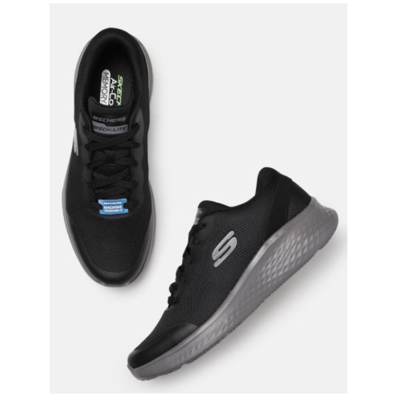 SKECHERS SKECH-LITE PRO - CLEAR RUSH Grey Running Shoes (UK 8)