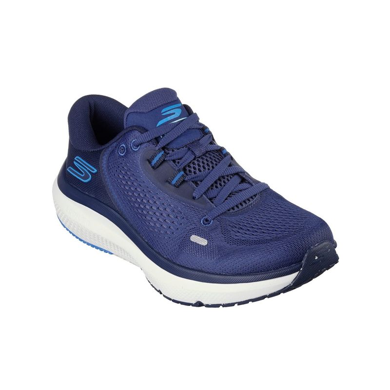 SKECHERS GO RUN PURE 4 Navy Blue Running Shoes (UK 8)